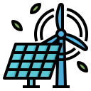 éolienne et panneau photovoltaïque