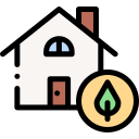 maison alimentée à l'énergie verte